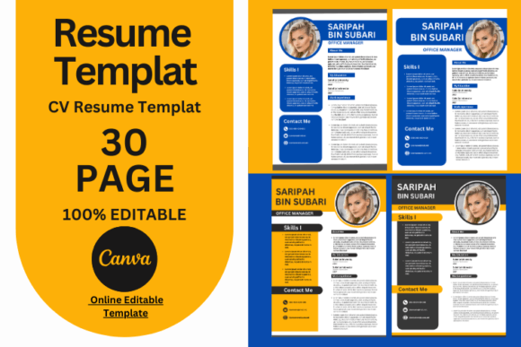 Download Canva Cv Resume Template - Template Collection