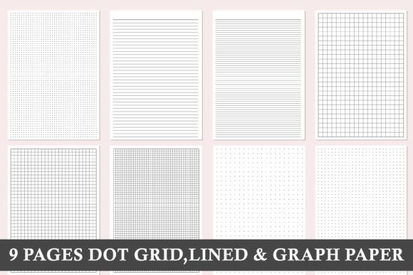Download Dotted Grid Paper Template,Lined Paper - Template Collection