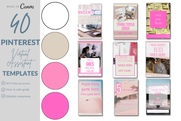 Download Virtual Assistance Pinterest Template - Template Collection