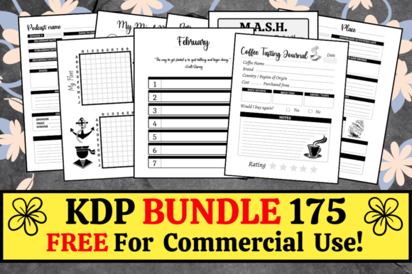 Download KDP Bundle Pack 175 Templates + Extras - Template Collection