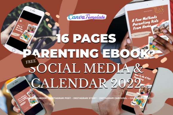 Download 16 Parenting EBook Canva Templates Set - Template Collection