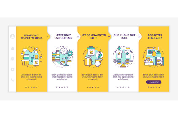 Download Decluttering Advices Onboarding Template - Template Collection