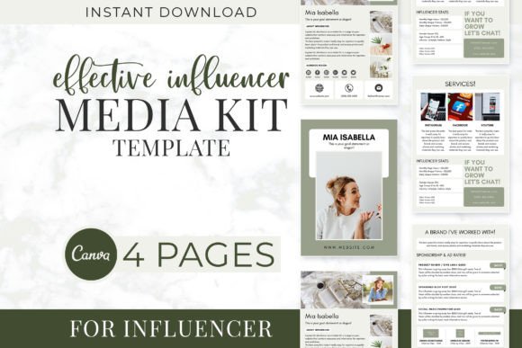 Download Influencer Media Kit Template - Template Collection