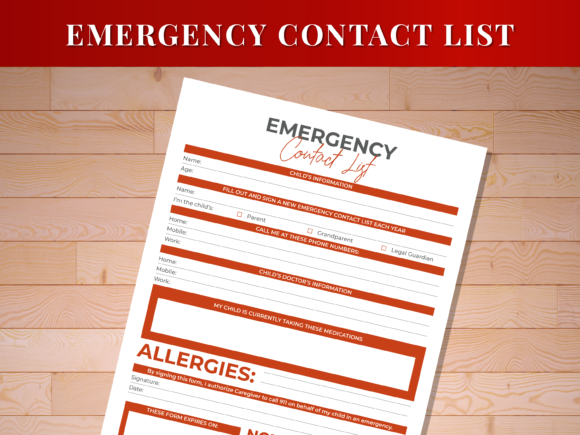 Download Emergency Contact List - Emergency contact list Collection