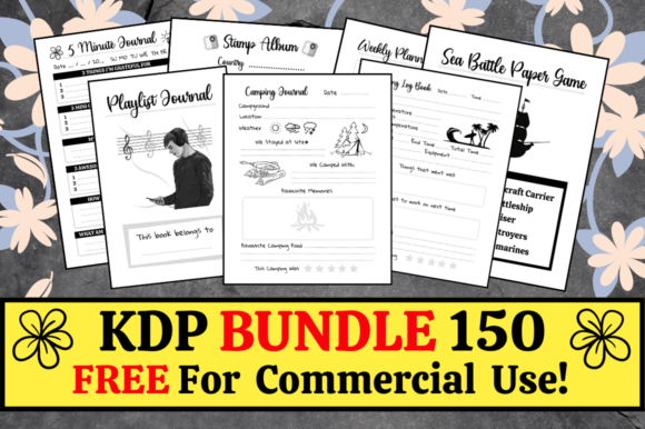 Download KDP Bundle Pack 150 Templates + Extras - Template Collection