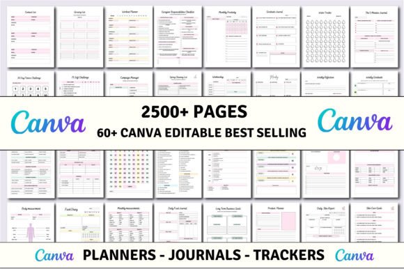 Download 60+ Editable Canva Planners Templates - Template Collection