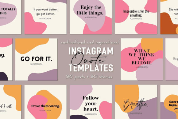 Download Instagram Quotes Template for Canva - Template Collection