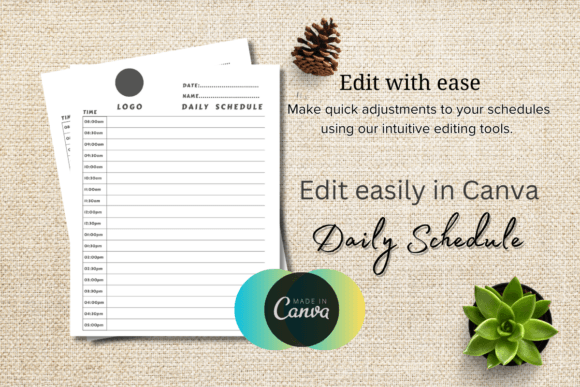 Download Editable Daily Schedule Template - Template Collection