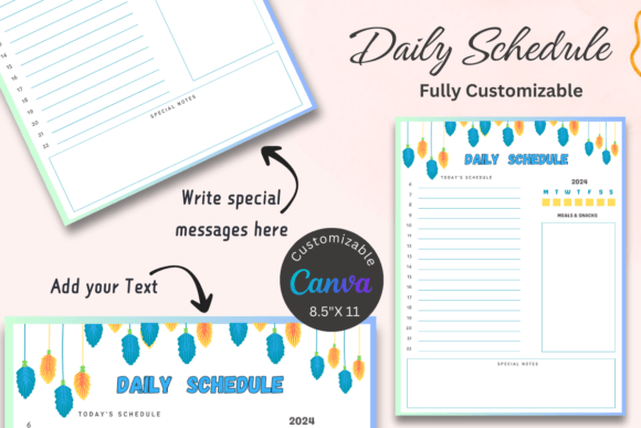 Download Editable Daily Schedule Template - Template Collection