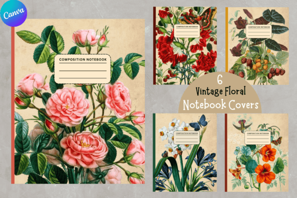 Download Vintage Flower KDP Cover / KDP Template - Template Collection