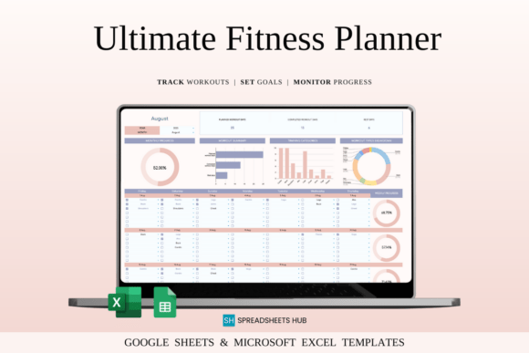 Download Fitness Planner Template Spreadsheet - Template Collection