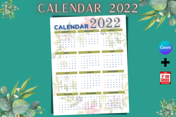 Download Printable Calendar Canva Templates - Template Collection