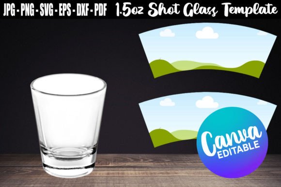 Download 1.5 Oz Shot Glass Canva Template - Template Collection