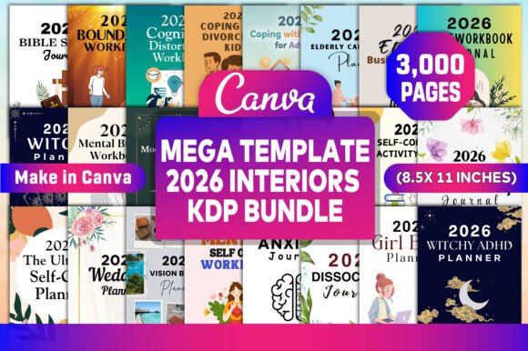 Download Mega Template 2026 Interiors Kdp Bundle - Mega Collection