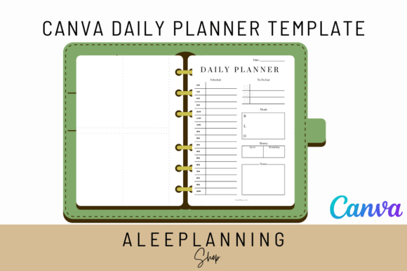 Download Canva Daily Planner Page Template - Template Collection