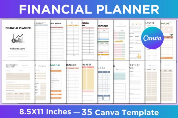 Download Financial Planner Canva Template - Template Collection
