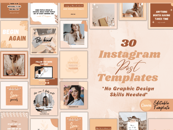 Download Instagram Post Templates -Canva Template - Template Collection