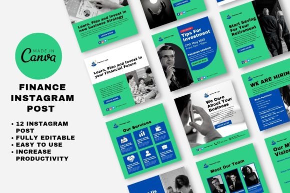 Download Finance Instagram Post | Canva Template - Template Collection