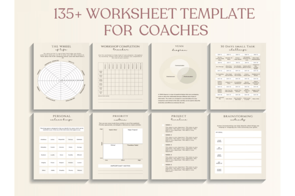 Download Coaching Worksheet Canva Templates - Template Collection