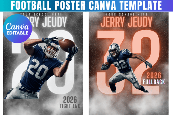 Download Football Poster Canva Template - Template Collection