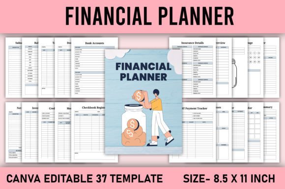 Download Financial Planner Canva Template - Template Collection