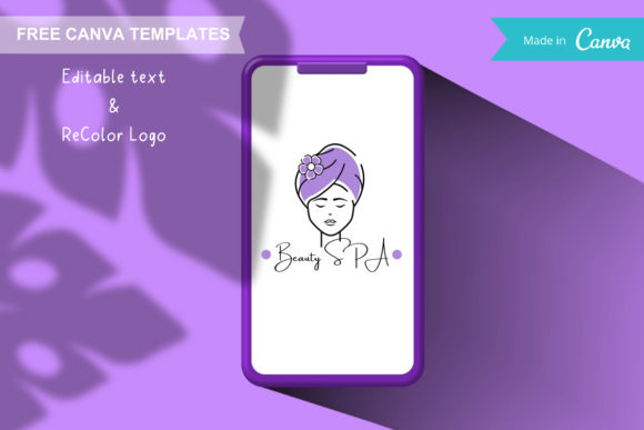 Download Canva Logo Templates - Hair Treatment - Template Collection