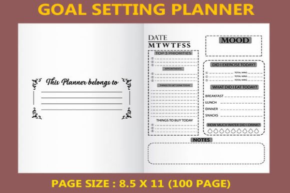 Download Goal Setting Planner for Kdp Interiors - Kdp interiors Collection