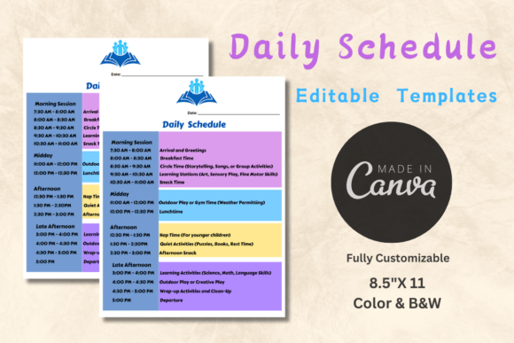 Download Editable Daily Schedule Template - Template Collection