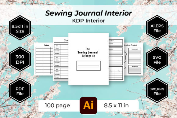 Download Sewing Planner Journal KDP Interiors - Kdp interiors Collection