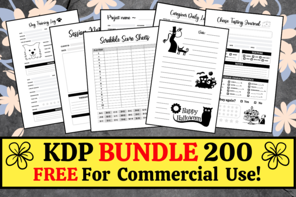 Download KDP Bundle Pack 200 Templates + Extras - Template Collection