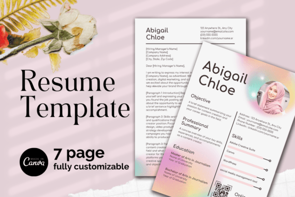 Download Pink Gradient Canva Resume Templates - Template Collection