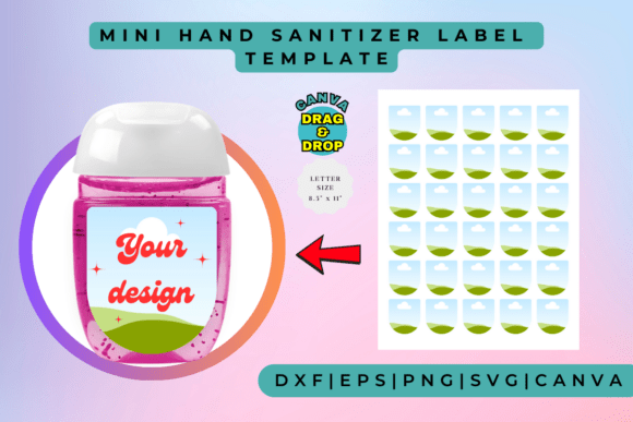 Download Mini Hand Sanitizer Label Template - Template Collection