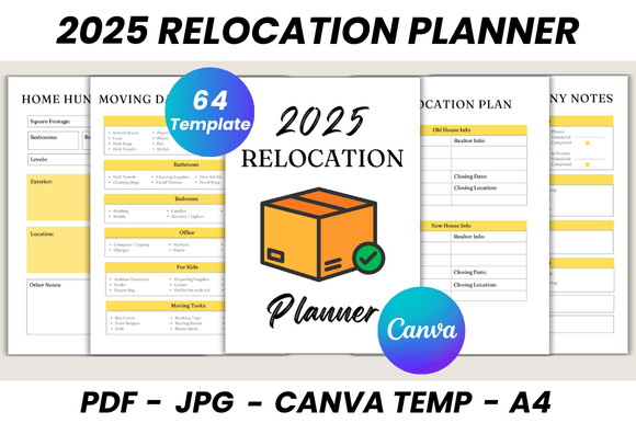 Download 2025 Relocation Planner Canva Template - Template Collection