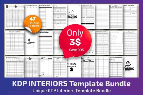 Download Unique KDP Interiors Template Bundle - Template Collection